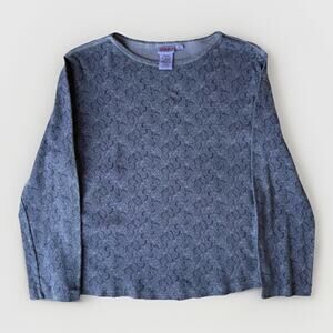 Vintage Gramicci Shirt Women's Large Purple Paisley Long Sleeve Gorpcore Hiking